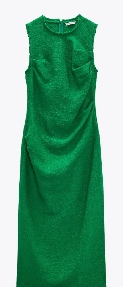 ZARA long textured weave dress - Picture 5 of 15